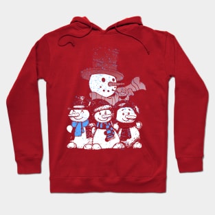 Happy Christmas - Happy Snowman Family Hoodie